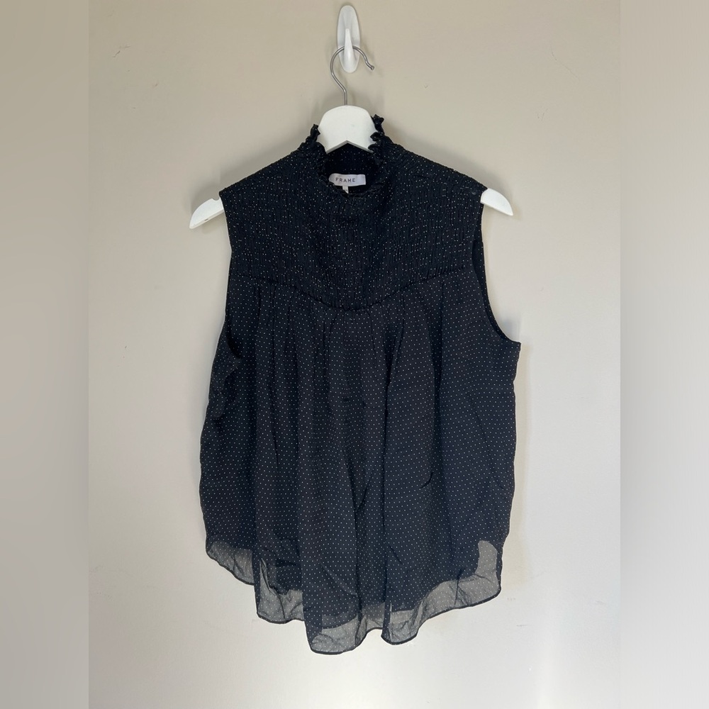 Frame flowy women’s turtleneck top